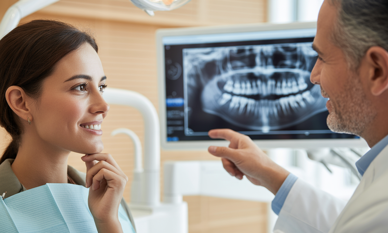 Blog 9 Partially visible dental exam with a large black area obscuring most of the image.